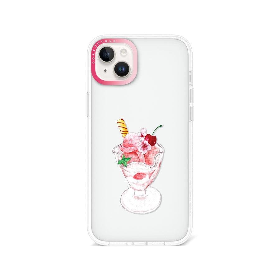 iPhone 14 Plus Minty Cherry Parfait Phone Case 