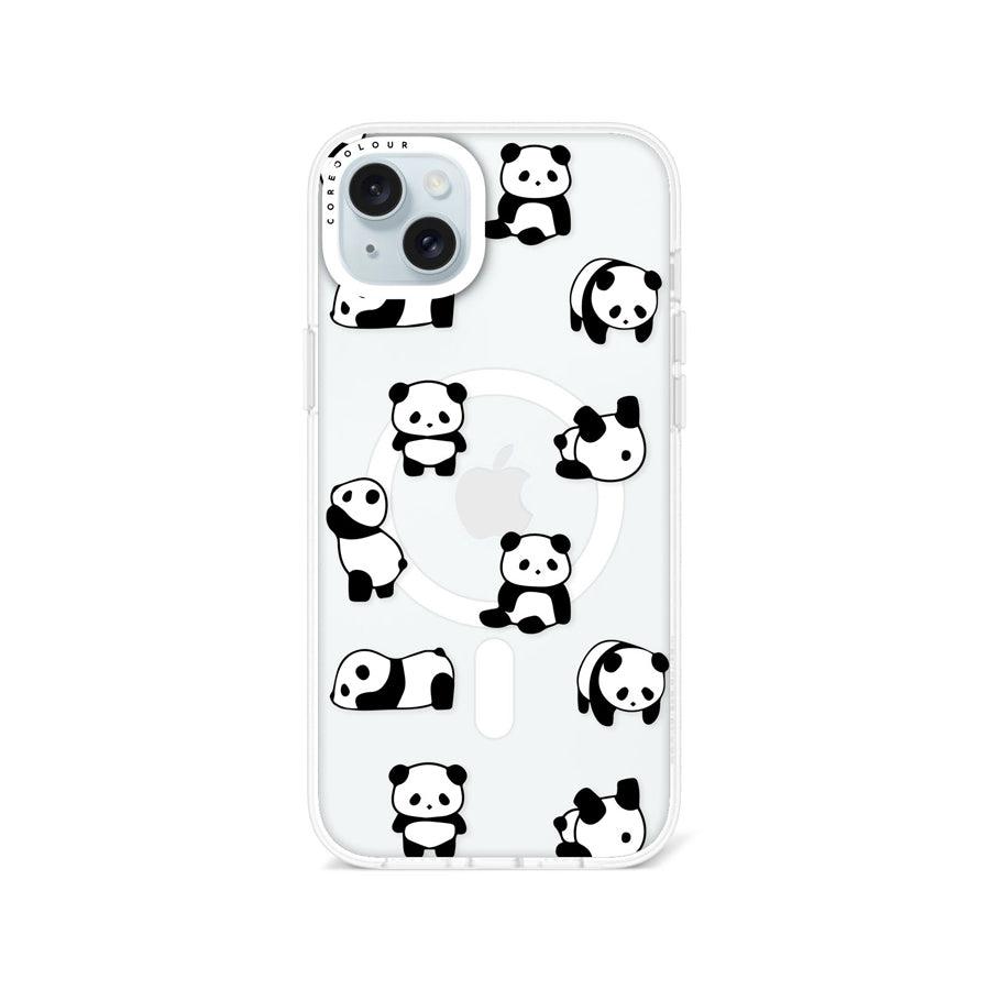 iPhone 14 Plus Moving Panda Phone Case MagSafe Compatible 