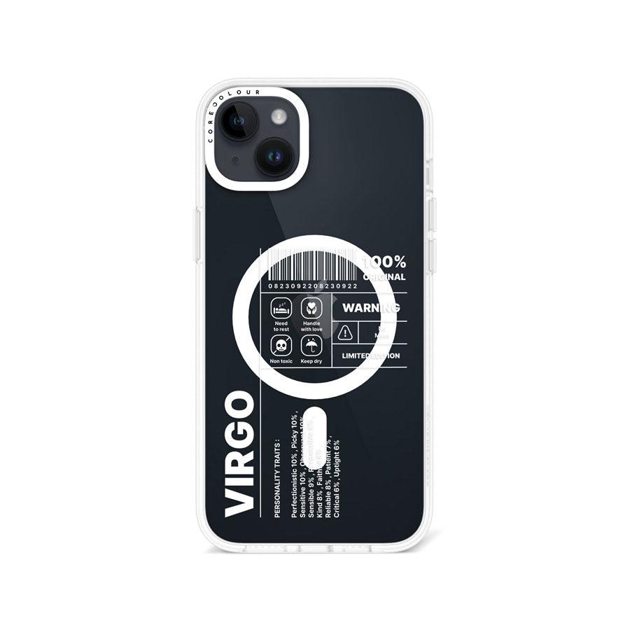iPhone 14 Plus Warning Virgo Phone Case MagSafe Compatible 