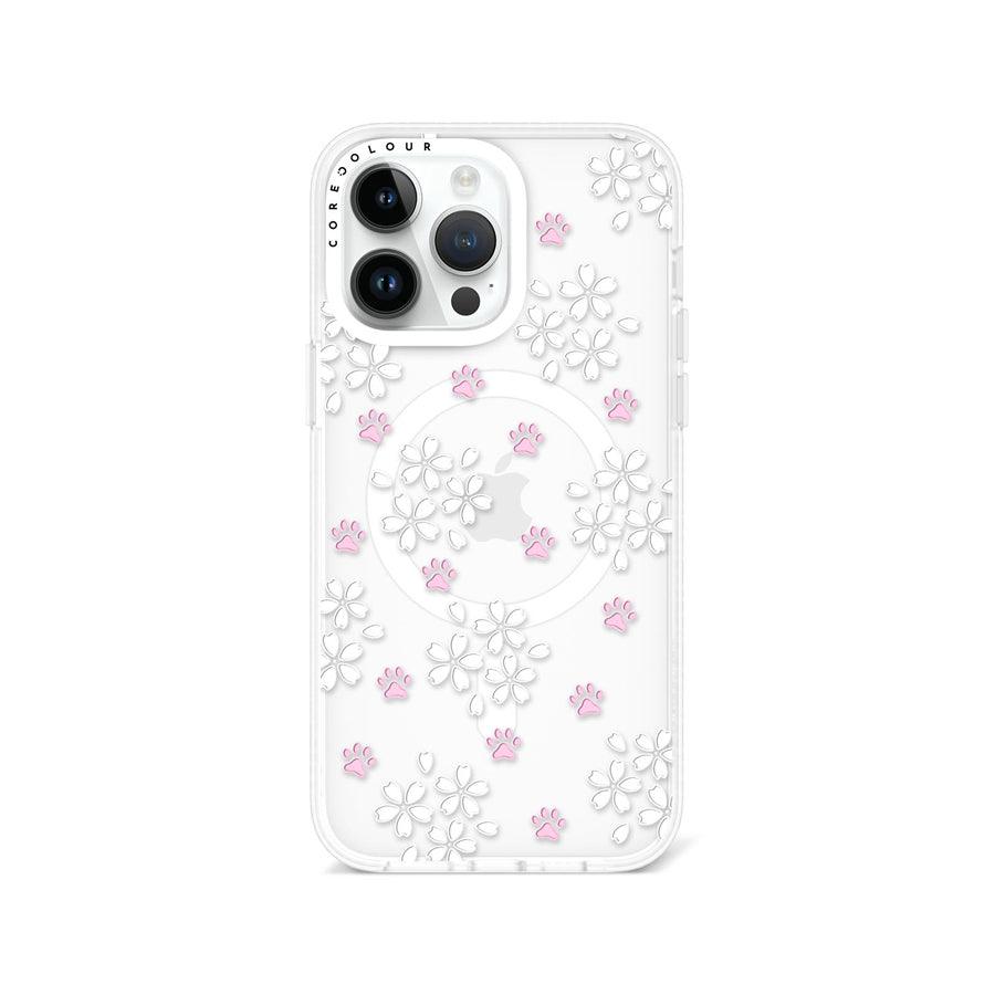 iPhone 14 Pro Max Cherry Blossom Paw Phone Case MagSafe Compatible - CORECOLOUR AU