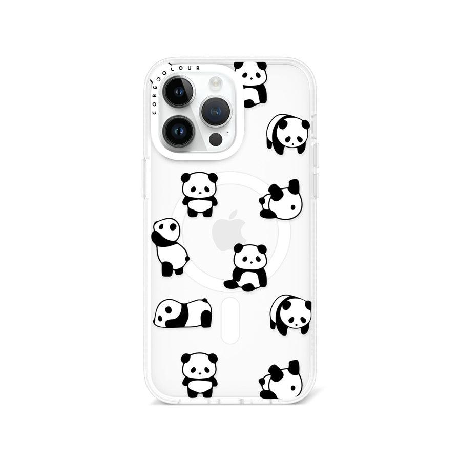 iPhone 14 Pro Max Moving Panda Phone Case MagSafe Compatible 