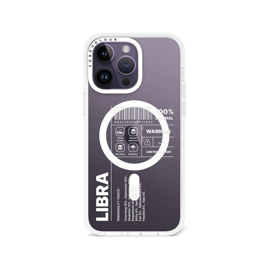 iPhone 14 Pro Max Warning Libra Phone Case MagSafe Compatible 