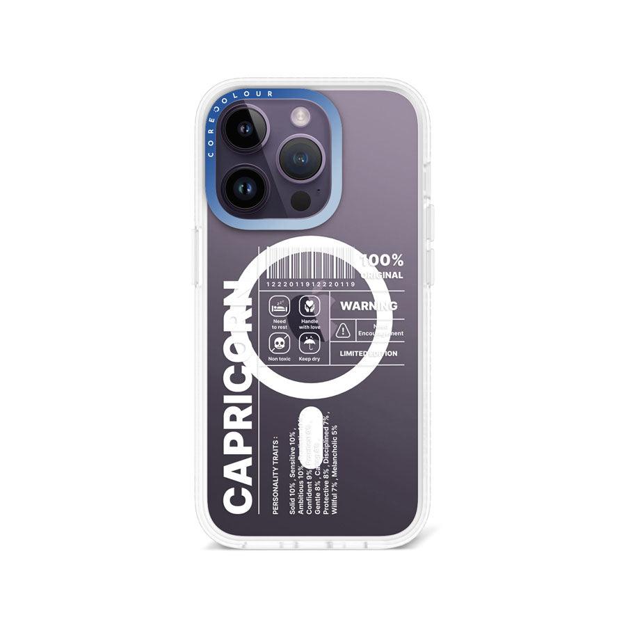iPhone 14 Pro Warning Capricorn Phone Case MagSafe Compatible 