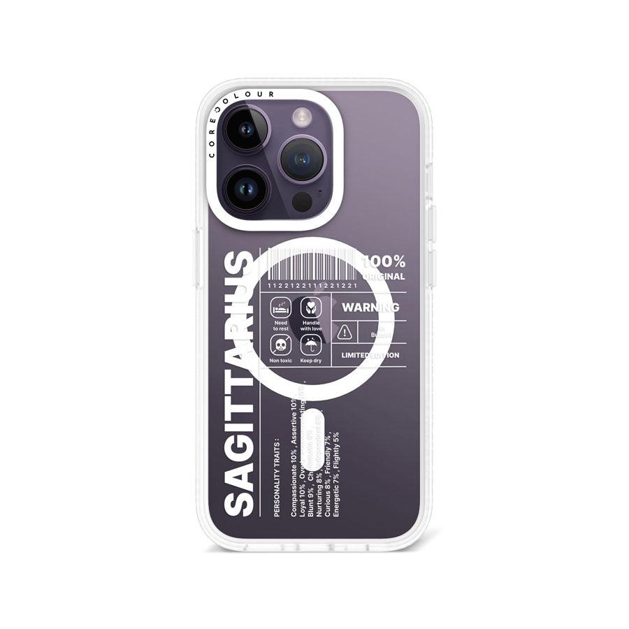 iPhone 14 Pro Warning Sagittarius Phone Case MagSafe Compatible 
