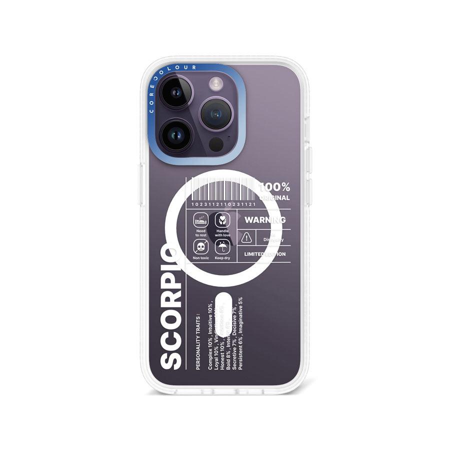 iPhone 14 Pro Warning Scorpio Phone Case MagSafe Compatible 