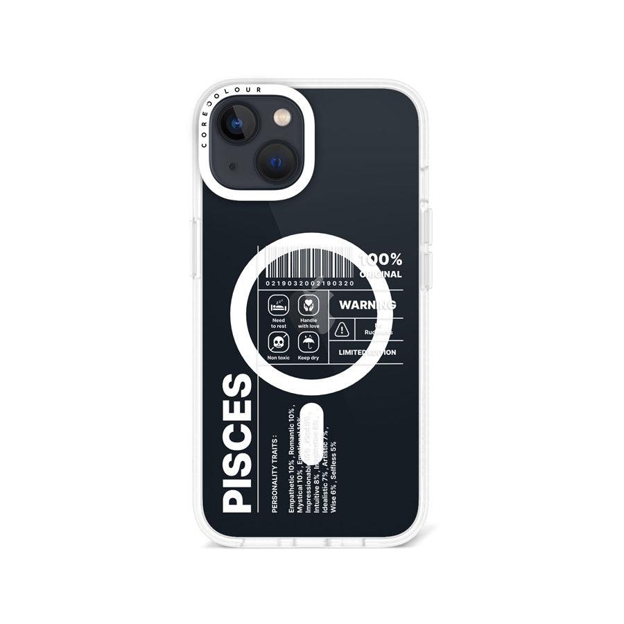 iPhone 14 Warning Pisces Phone Case MagSafe Compatible 