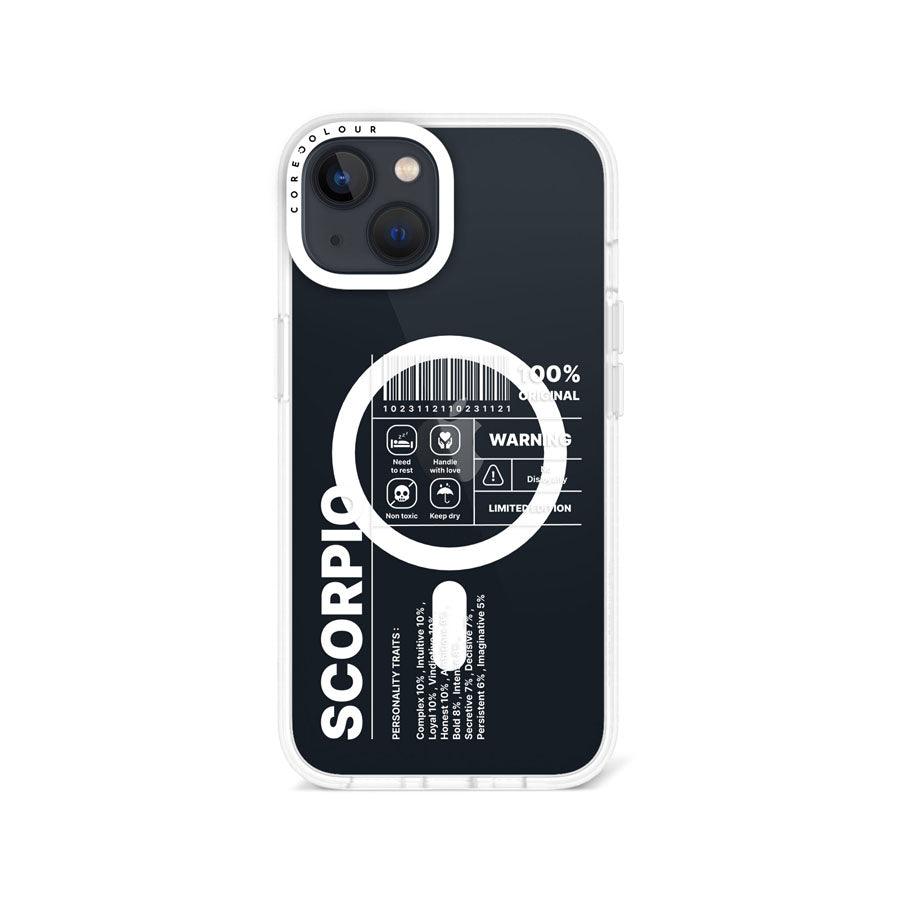 iPhone 14 Warning Scorpio Phone Case MagSafe Compatible 
