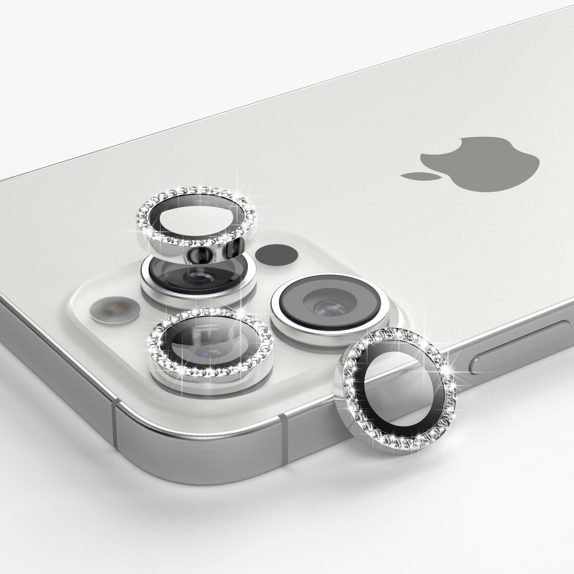 iPhone 15 Camera Lens Bling Silver - CORECOLOUR
