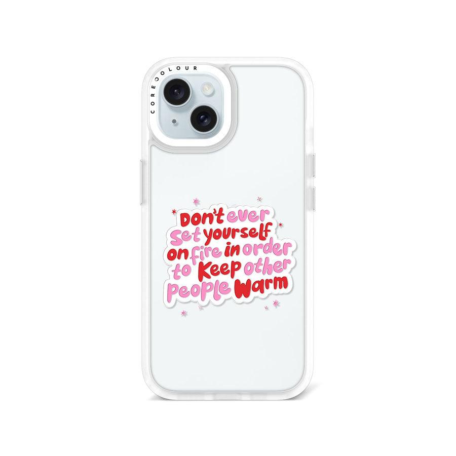 iPhone 15 Don't Ever Set Phone Case 