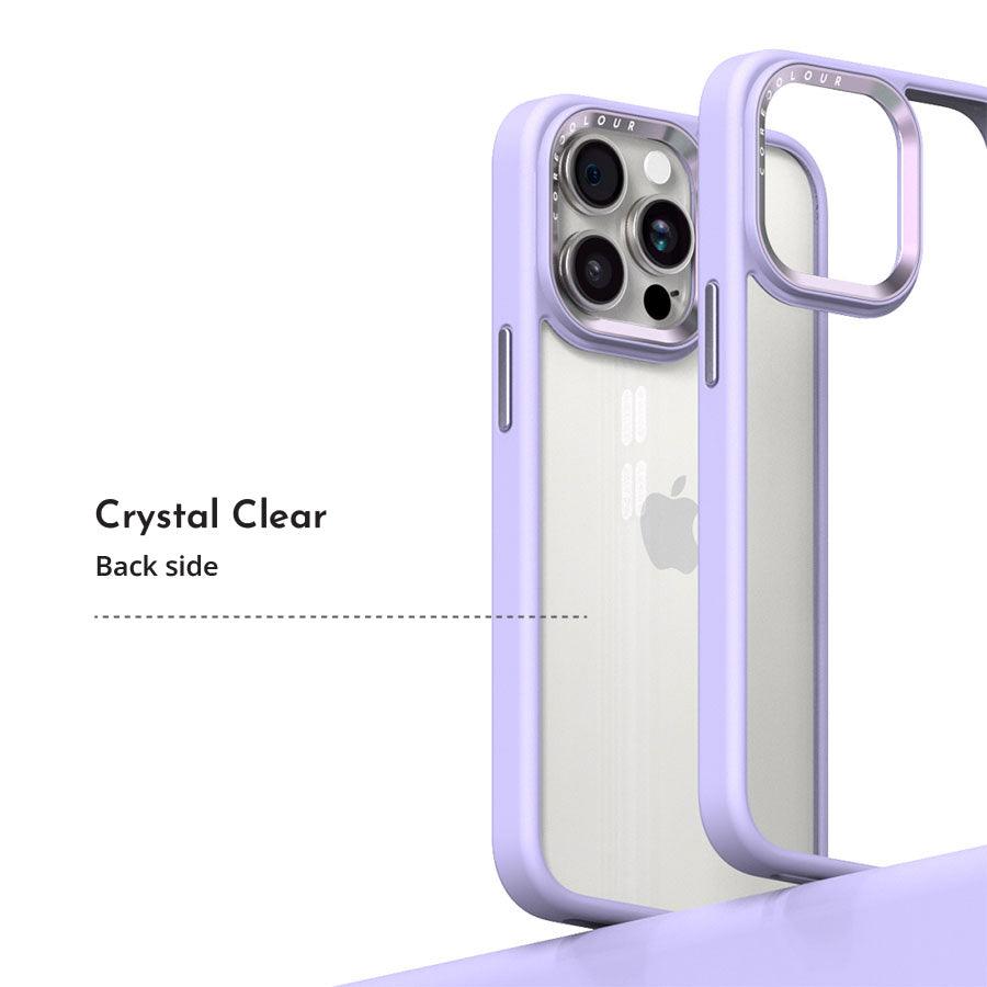iPhone 15 Lavender Hush Clear Phone Case - CORECOLOUR