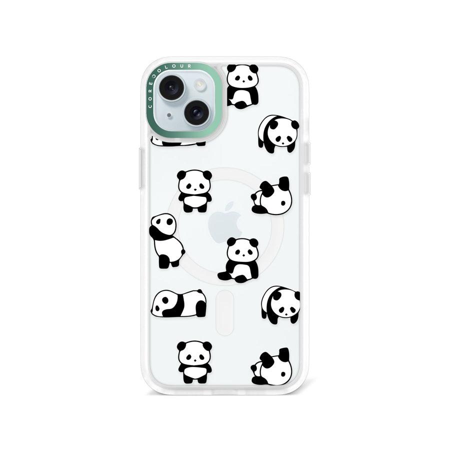 iPhone 15 Plus Moving Panda Phone Case MagSafe Compatible 