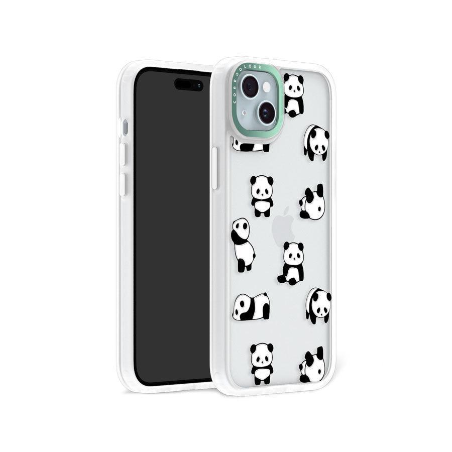 iPhone 15 Plus Moving Panda Phone Case MagSafe Compatible 