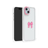 iPhone 15 Plus Pink Ribbon Bow Phone Case 
