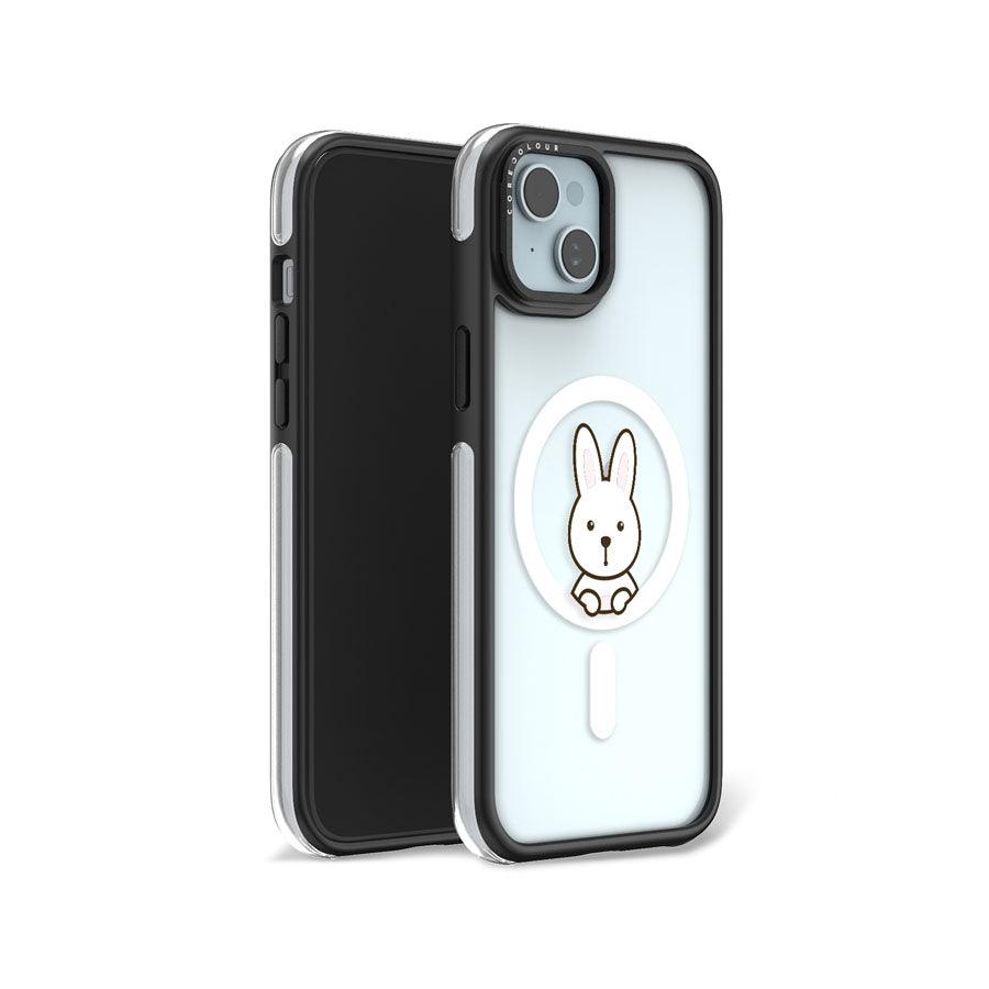 iPhone 15 Plus Rabbit is watching you Ring Kickstand Case MagSafe Compatible - CORECOLOUR AU