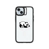 iPhone 15 Plus Sketching Panda Ring Kickstand Case MagSafe Compatible 