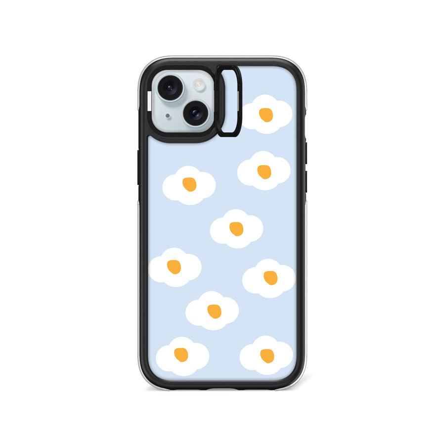 iPhone 15 Plus Sunny-Side Up Egg Camera Ring Kickstand Case - CORECOLOUR AU