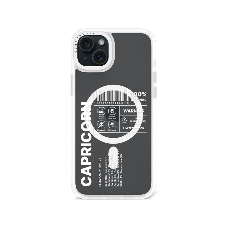 iPhone 15 Plus Warning Capricorn Phone Case MagSafe Compatible 