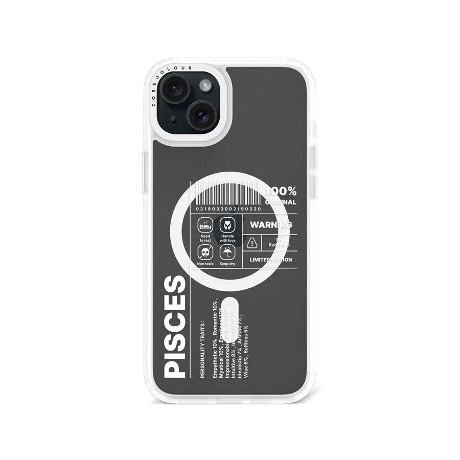 iPhone 15 Plus Warning Pisces Phone Case MagSafe Compatible 