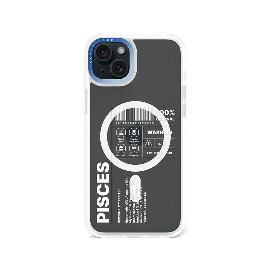 iPhone 15 Plus Warning Pisces Phone Case MagSafe Compatible 