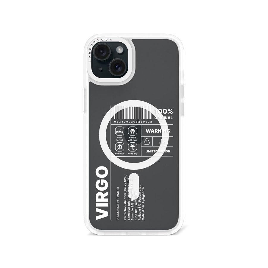 iPhone 15 Plus Warning Virgo Phone Case MagSafe Compatible 
