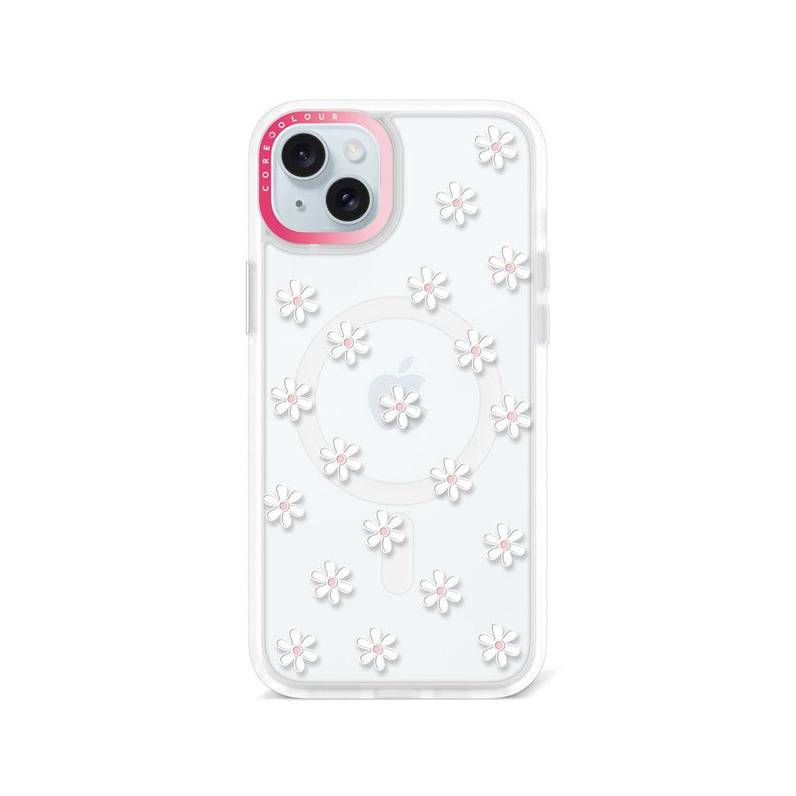 iPhone 15 Plus White Flower Mini Phone Case MagSafe Compatible - CORECOLOUR AU