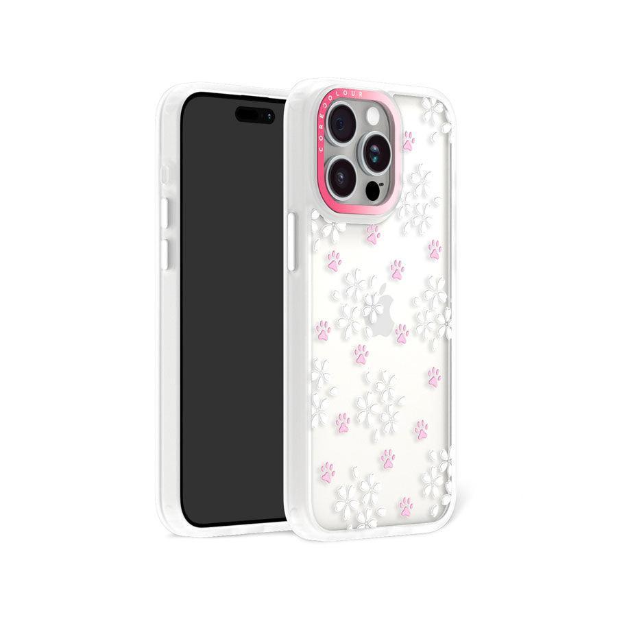 iPhone 15 Pro Cherry Blossom Paw Phone Case MagSafe Compatible - CORECOLOUR AU