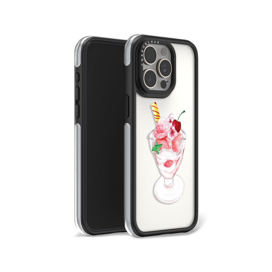 iPhone 15 Pro Cherry Parfait Camera Ring Kickstand Case 