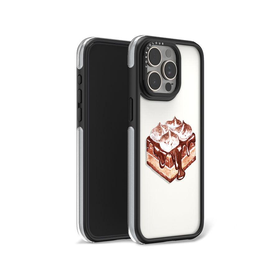 iPhone 15 Pro Cocoa Delight Camera Ring Kickstand Case 