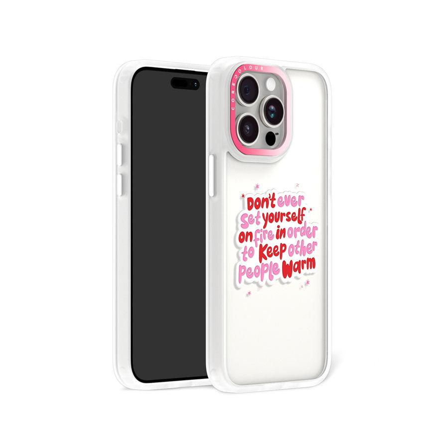 iPhone 15 Pro Don't Ever Set Phone Case 