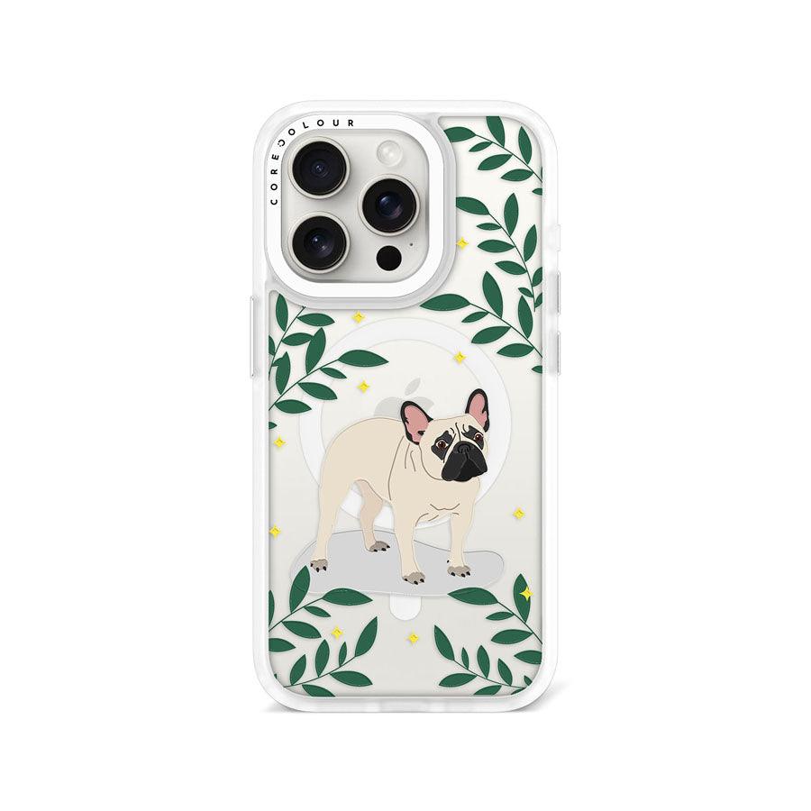 iPhone 15 Pro French Bulldog Phone Case MagSafe Compatible 