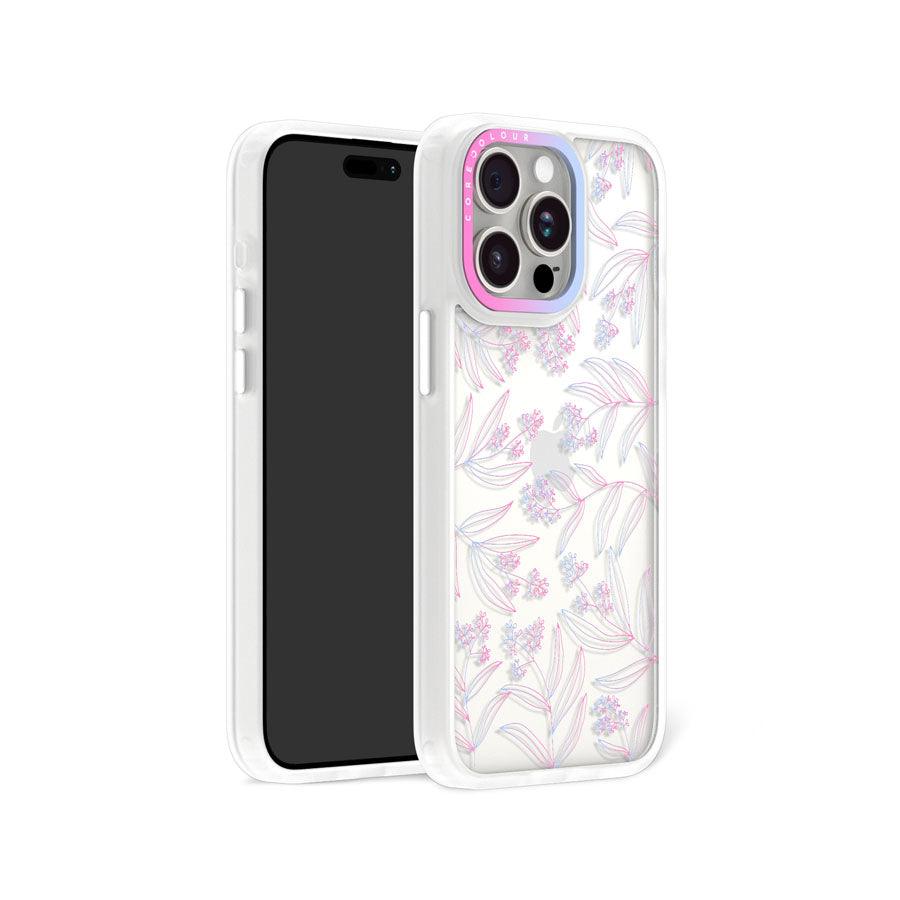 iPhone 15 Pro Mauve Leaf Phone Case 