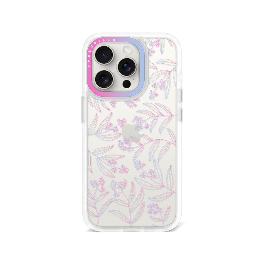 iPhone 15 Pro Mauve Leaf Phone Case 