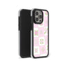 iPhone 15 Pro Max Cherry Blossom Checker Camera Ring Kickstand Case - CORECOLOUR AU