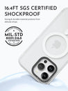 iPhone 15 Pro Max Clear Glitter Phone Case MagSafe Compatible - CORECOLOUR