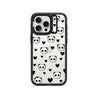 iPhone 15 Pro Max Panda Heart Camera Ring Kickstand Case 
