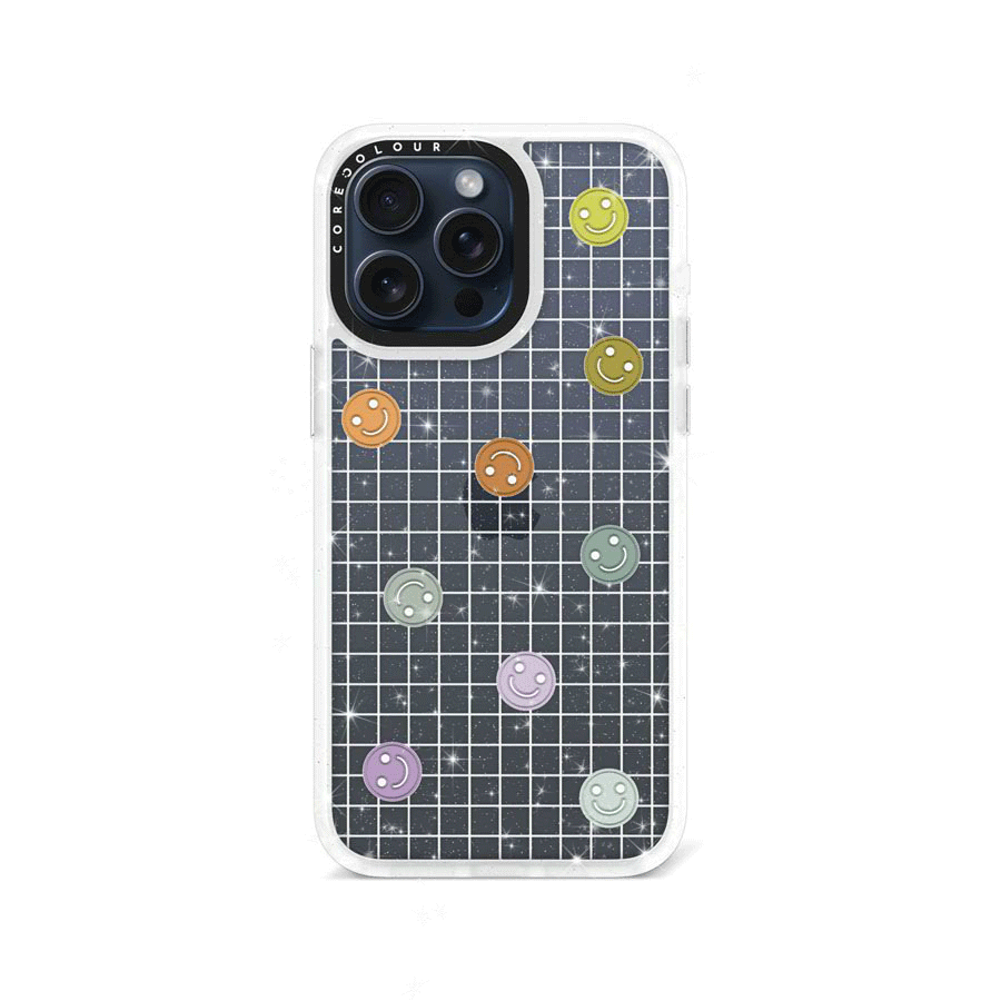 iPhone 15 Pro Max School's Out! Smile! Glitter Phone Case - CORECOLOUR