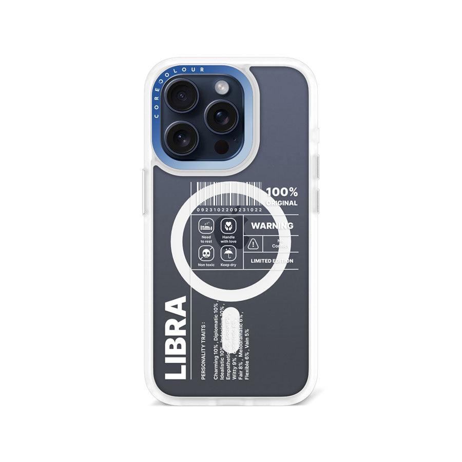 iPhone 15 Pro Max Warning Libra Phone Case MagSafe Compatible 