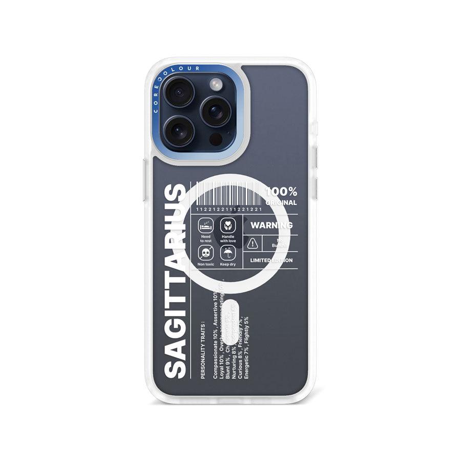 iPhone 15 Pro Max Warning Sagittarius Phone Case MagSafe Compatible 