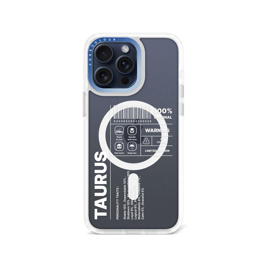 iPhone 15 Pro Max Warning! Taurus Phone Case MagSafe Compatible 