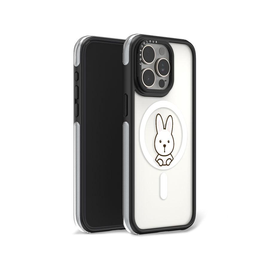 iPhone 15 Pro Rabbit is watching you Camera Ring Kickstand Case - CORECOLOUR AU