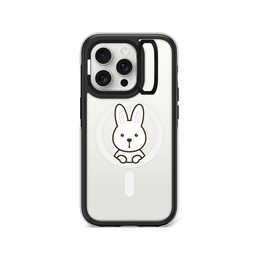 iPhone 15 Pro Rabbit is watching you Ring Kickstand Case MagSafe Compatible - CORECOLOUR AU