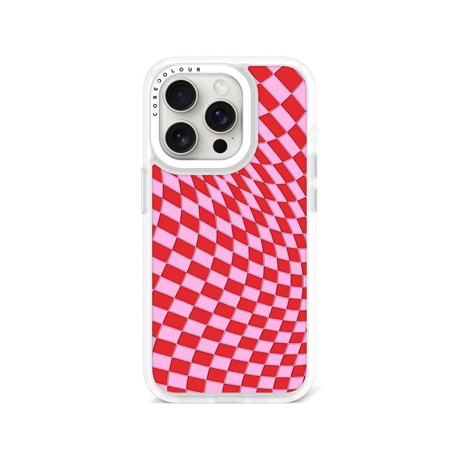 iPhone 15 Pro Raspberry Rouge Phone Case 