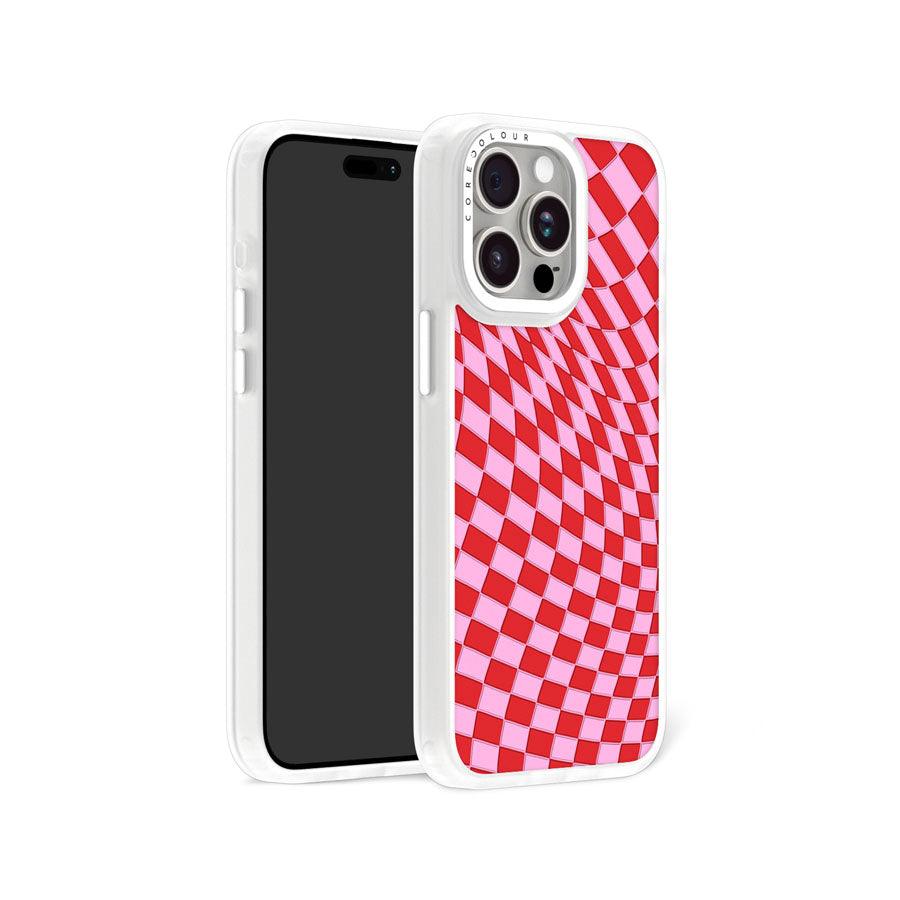 iPhone 15 Pro Raspberry Rouge Phone Case 