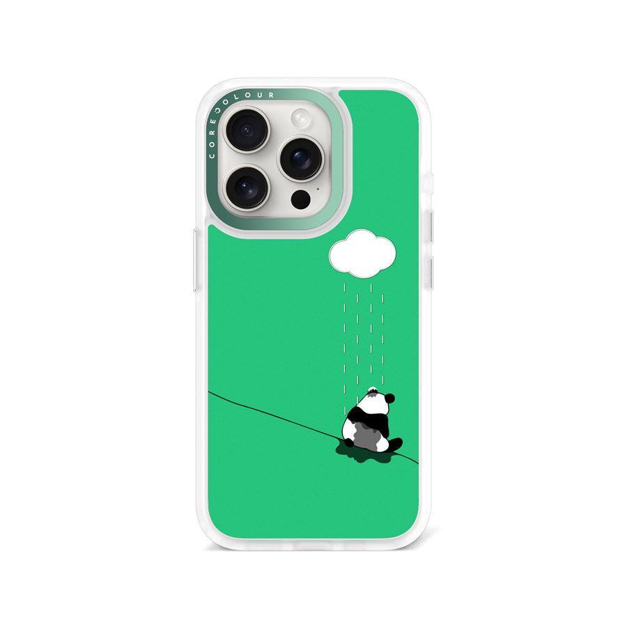 iPhone 15 Pro Sad Panda Phone Case MagSafe Compatible 