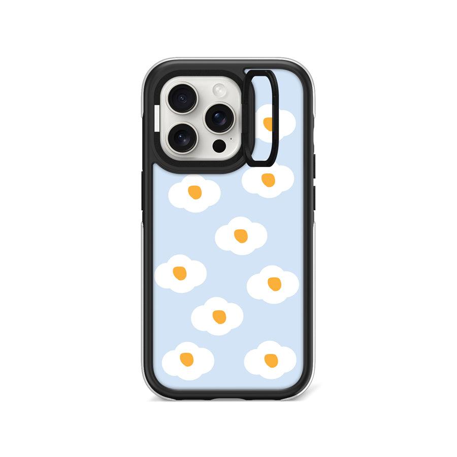 iPhone 15 Pro Sunny-Side Up Egg Camera Ring Kickstand Case - CORECOLOUR AU