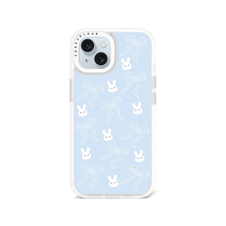 iPhone 15 Rabbit and Ribbon Phone Case MagSafe Compatible 