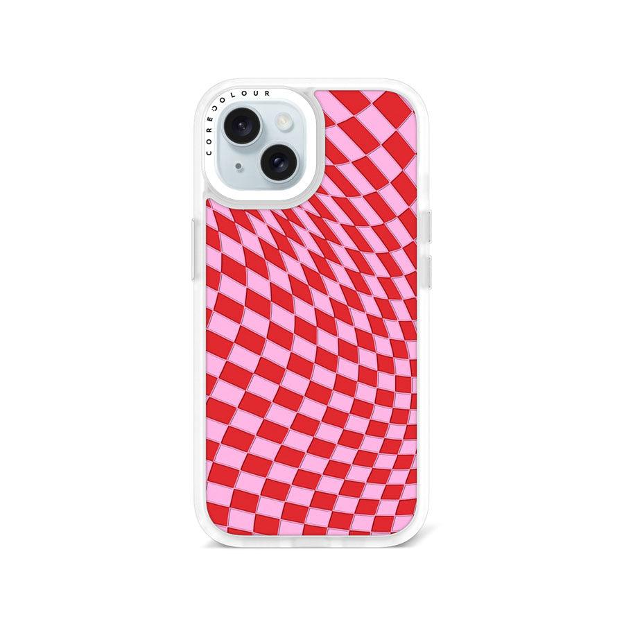 iPhone 15 Raspberry Rouge Phone Case 