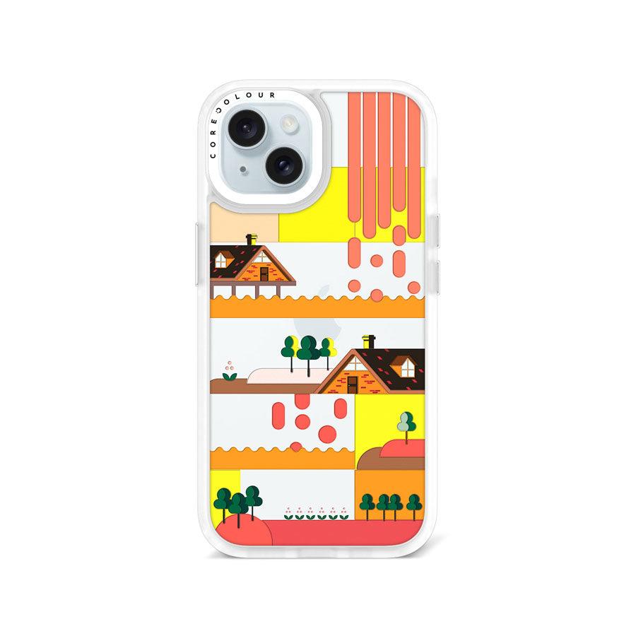 iPhone 15 Sunset Cottage Phone Case - CORECOLOUR