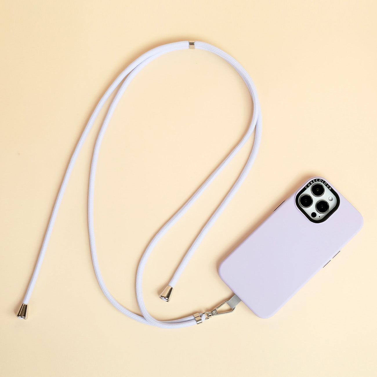 Light Blue Phone Strap with Strap Card - CORECOLOUR