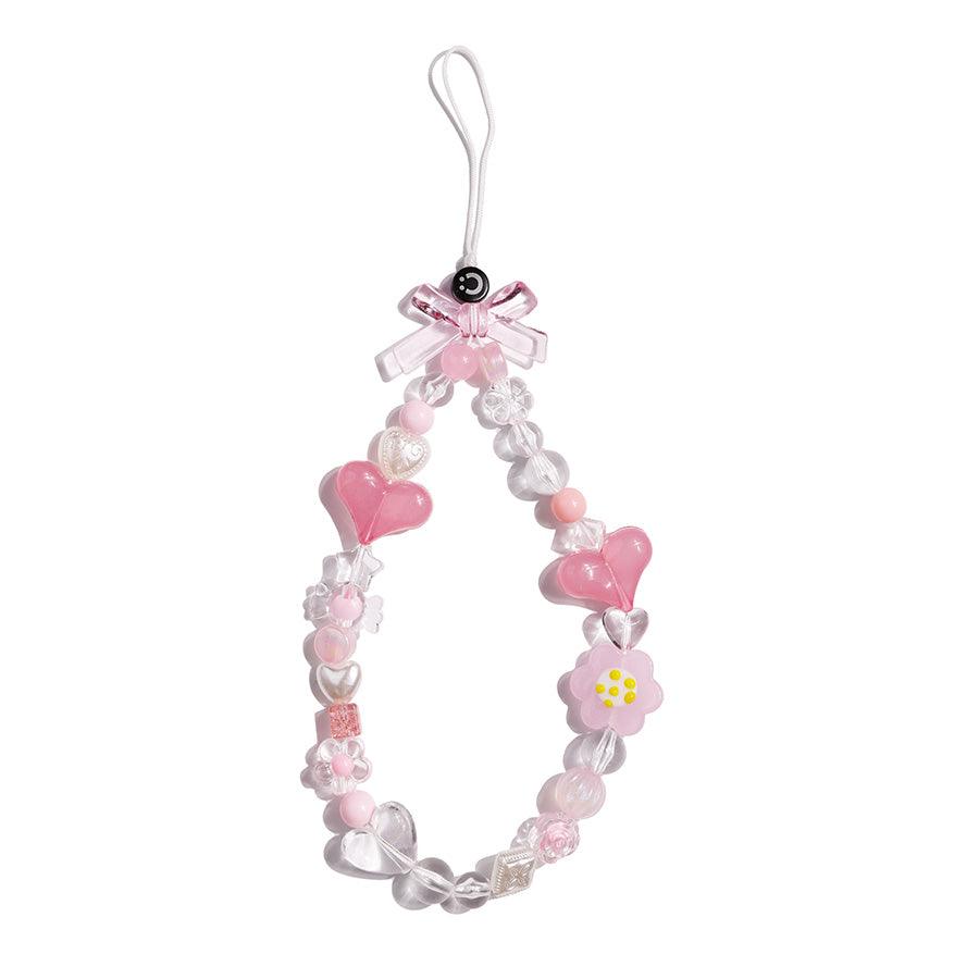 Pink Heart Phone Charm - CORECOLOUR